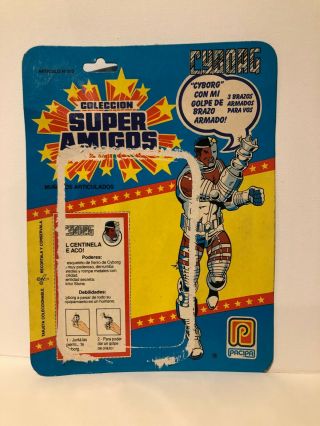 Vintage and Very Rare Amigos Cyborg with packaging. 5
