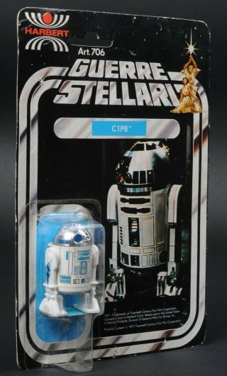 Star Wars Vintage Harbert R2 - D2 (“C1P8”) 12 Back MOC 3
