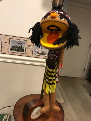 VTG RARE SESAME STREET MAORI ZEALAND ABORIGINAL GIRL MUPPETT ROBBITY BOB 2