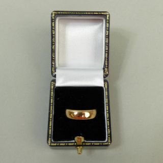 Antique George V 22 Ct Gold Wedding Ring 4.  6 Grams Size M 1/2 - Birmingham 1919