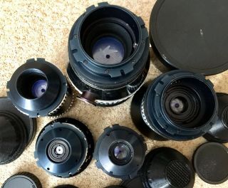 Vintage Zeiss Set From 20 to 180mm 5 Lenses Arri Pl - mount Arriflex Ursa Red One 4