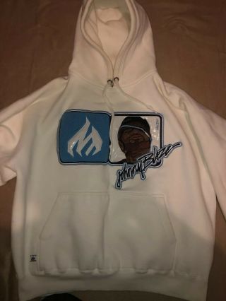 Johnny Blaze Hoodie Wu Tang Method Man In Logo Mm Size Xl Vintage 90s Hip Hop
