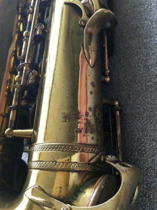 1939 Vintage Selmer Balanced Action Alto Saxophone - 29xxx 5