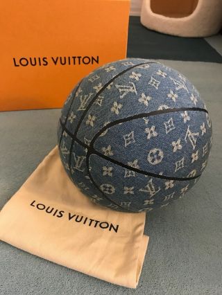Louis Vuitton Monograph Custom One - Off Denim Basketball Rare Collector Item