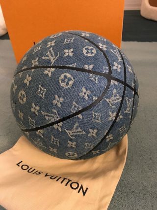 Louis Vuitton Monograph Custom One - off Denim Basketball RARE Collector Item 3