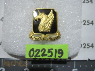 Army Di Dui Crest Pb Pinback Ww2 317th Cavalry Regiment Armor Horseback Meyer