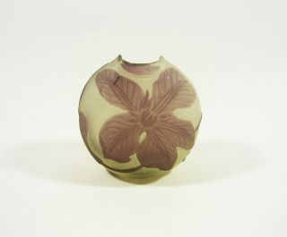 Émile GallÉ Art Glass Cameo Vase Antique Art Nouveau Masterpiece Cca.  1900