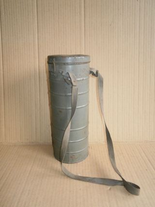 Military Ww2 Wwii German Czech Box For Gas Mask