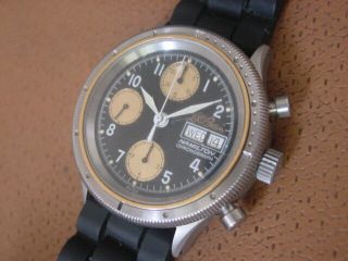 Vintage Ll Bean - Hamilton Chronograph Wrist Watch.  Valjoux 7750