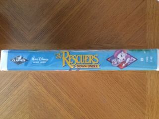 RARE Disney’s The Rescuers Down Under (VHS,  1991) Black Diamond Edition 2