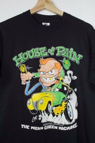 Vintage House Of Pain Shirt - Rap Tee - The Mean Green Machine -