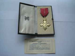 Military Most Order Of The British Empire,  Medal,  Obe,  Royal Case