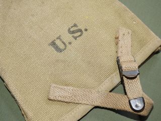 Us Army Usmc Marine Ww2 M - 1910 T - Handle Khaki Shovel Cover Exc 1941 Vtg Carrier