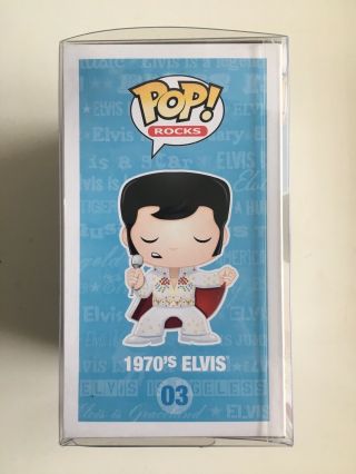 1970 ‘s ELVIS PRESLEY RARE VAULTED FUNKO POP LIMITED EDITION GLOW CHASE RETIRED 4