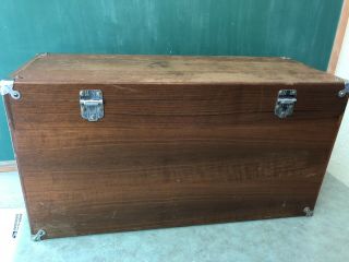 Vintage H.  Gerstner & Sons Wood Machinist Tool Chest Box w/ Key 5 Drawer 7