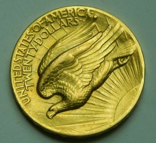 1907 Saint Gaudens High Relief Gold $20 Double Eagle AU,  Key Date Rare Gold Coin 5