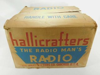 Hallicrafters SX - 115 Vintage Ham Radio Receiver w/ Box SN 115002 - 215873 2