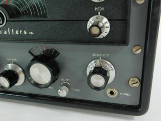 Hallicrafters SX - 115 Vintage Ham Radio Receiver w/ Box SN 115002 - 215873 6