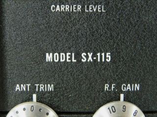 Hallicrafters SX - 115 Vintage Ham Radio Receiver w/ Box SN 115002 - 215873 7