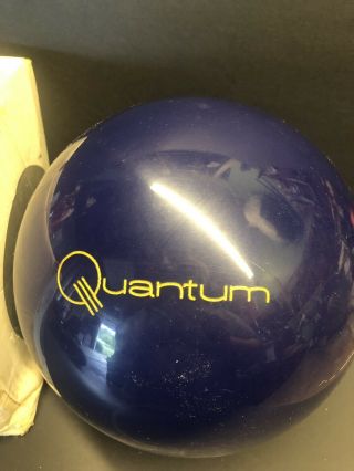 Brunswick Quantum Indigo Spare Bowling Ball 15lbs Vintage (Rare) 2