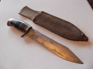Vintage Wwii Era Theater Made Trench Bowie Knife
