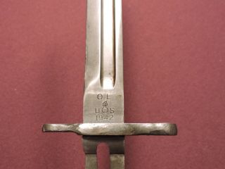 1942 Wwii Us Ol & Ufh M1 Garand Bayonet Us Oneida Limited.  Union Fork & Hoe