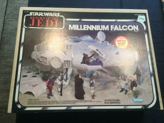 Vintage Mib Star Wars Return Of The Jedi Millenium Falcon (90 Rating)