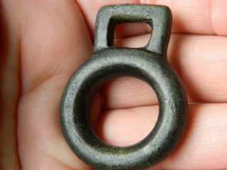 Large Iron Age Celtic Bronze Horse Chariot Terret Ring Metal Detecting Detector