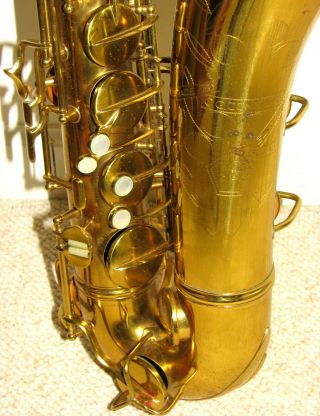 Vintage Conn 10M Tenor Saxophone 1949 “Naked Lady” All 5