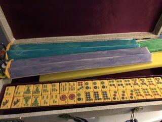 vintage mah jong set 152 tiles 3