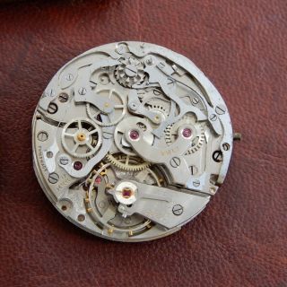 CYMA Ref 295’806 A Rare Clamshell JUMBO Chronograph Vintage 1940 Cal Valjoux 22 11