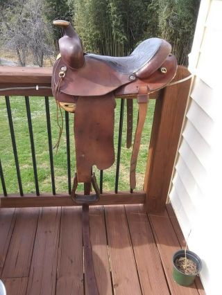 Antique 14 Inch Specialty Saddle Inc.  Easiride Saddle