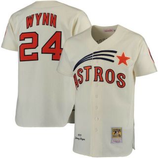 Mitchell And Ness 1971 Jimmy Wynn Houston Astros Vintage Baseball Jersey Size 40