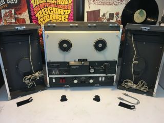 Sony Tc - 500a Reel To Reel Vintage Tape Recorder - Very Good Cond - Read