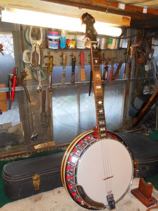 Vintage Vega Banjo 4 String W 
