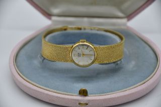 Rolex Tudor Royal Vintage Ladies 9ct Gold Bracelet Watch 1970s