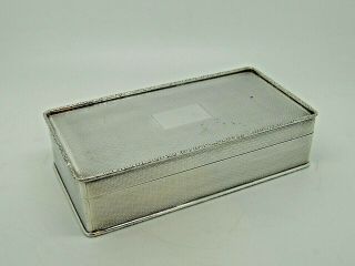 Antique Solid Silver Table Box London 1923 – Charles Henry Dumenil 488g Solid