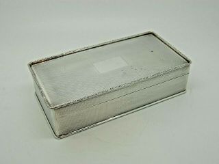 Antique Solid Silver Table Box London 1923 – Charles Henry Dumenil 488g SOLID 2