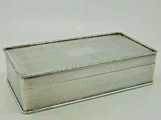 Antique Solid Silver Table Box London 1923 – Charles Henry Dumenil 488g SOLID 3