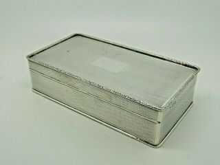 Antique Solid Silver Table Box London 1923 – Charles Henry Dumenil 488g SOLID 4