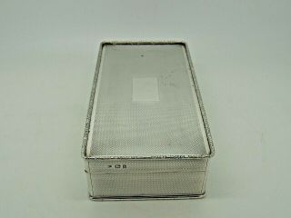 Antique Solid Silver Table Box London 1923 – Charles Henry Dumenil 488g SOLID 6