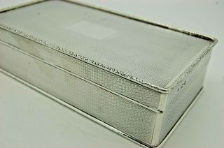 Antique Solid Silver Table Box London 1923 – Charles Henry Dumenil 488g SOLID 8