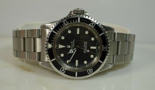 Mens Vintage Rolex Submariner Steel Automatic Watch 5513 2