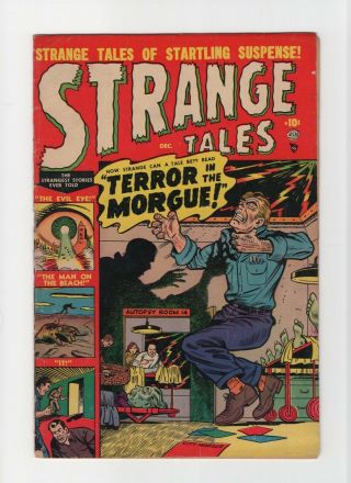 Strange Tales 4 Vintage Marvel Atlas Comic Pre - Code/hero Horror Golden Age 10c