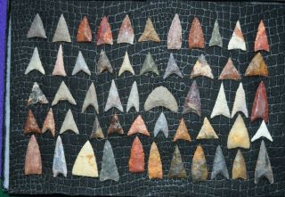4 quality Sahara Neolithic triangular tools 4
