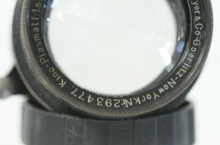 Dr.  Rudolph Hugo Meyer Kino Plasmat Foc.  2 Inches F1.  5 Rare Lens 10