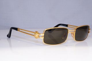 GIANNI VERSACE Mens Vintage 1990 Designer Sunglasses Gold S40 30 19992 NOS 3