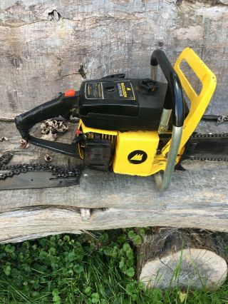Vintage Mcculloch Pro 81 Muscle Chainsaw 4