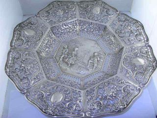 Elaborate 800 Silver 12 5/8 