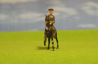 Vintage Britains Lead Toy Soldier On Horse - 100 Figure 381